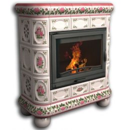 Каминная облицовка КимрПечь Медальон пристенная Розы